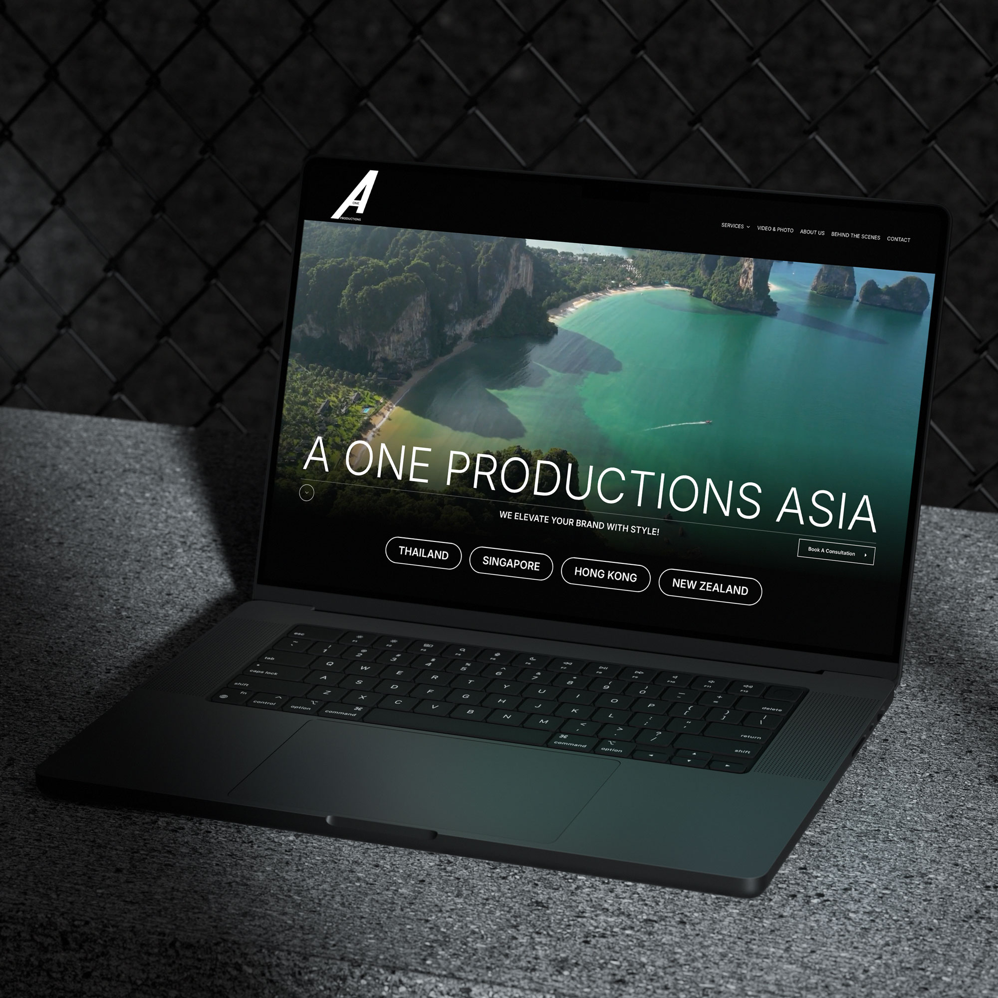 AOne Productions Website Design