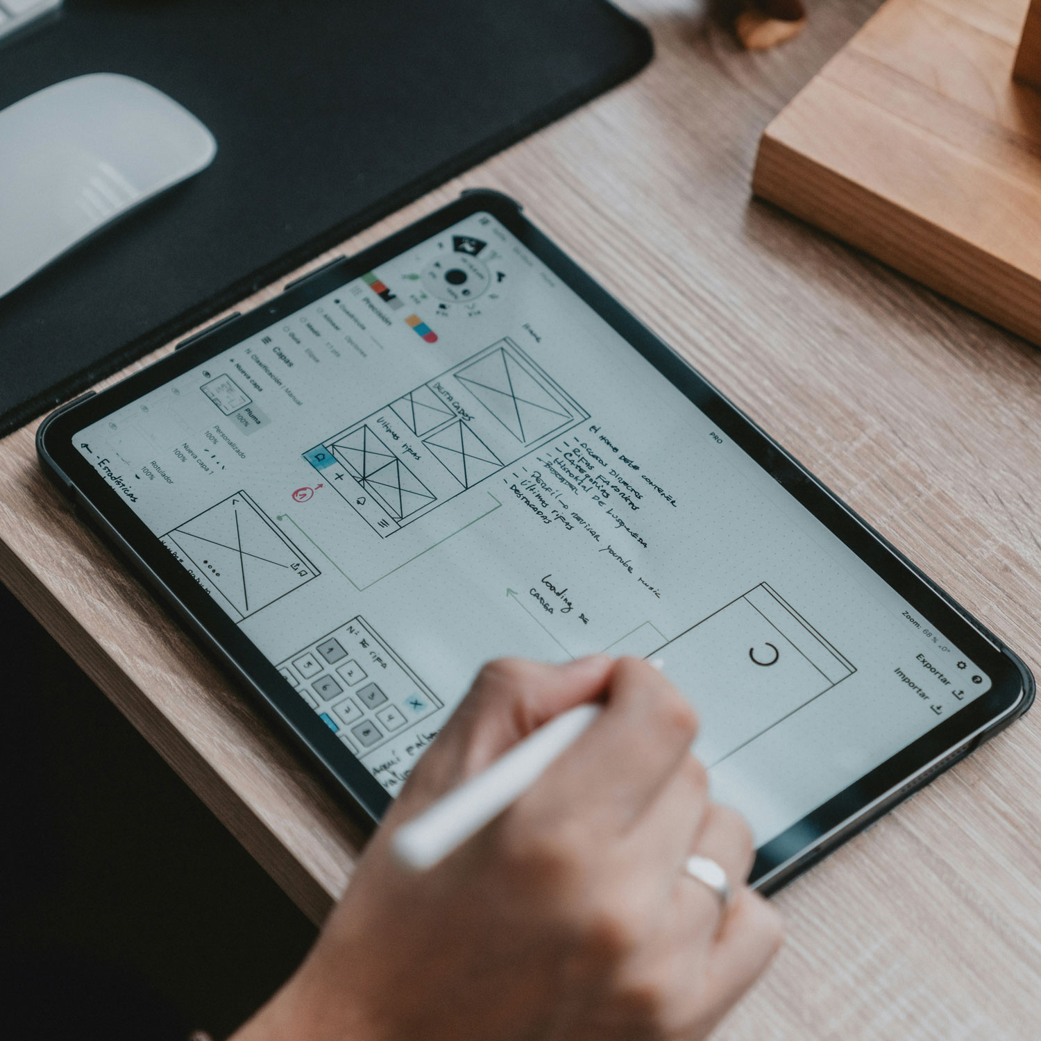 Website structure planning