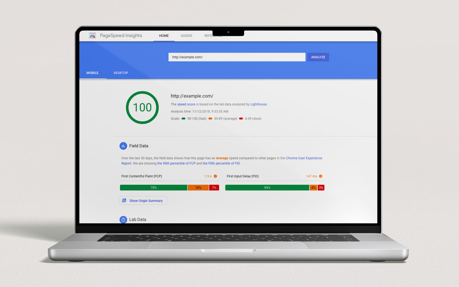 Google PageSpeed Insights helps evaluate how fast your website loads and highlights opportunities to improve performance.
